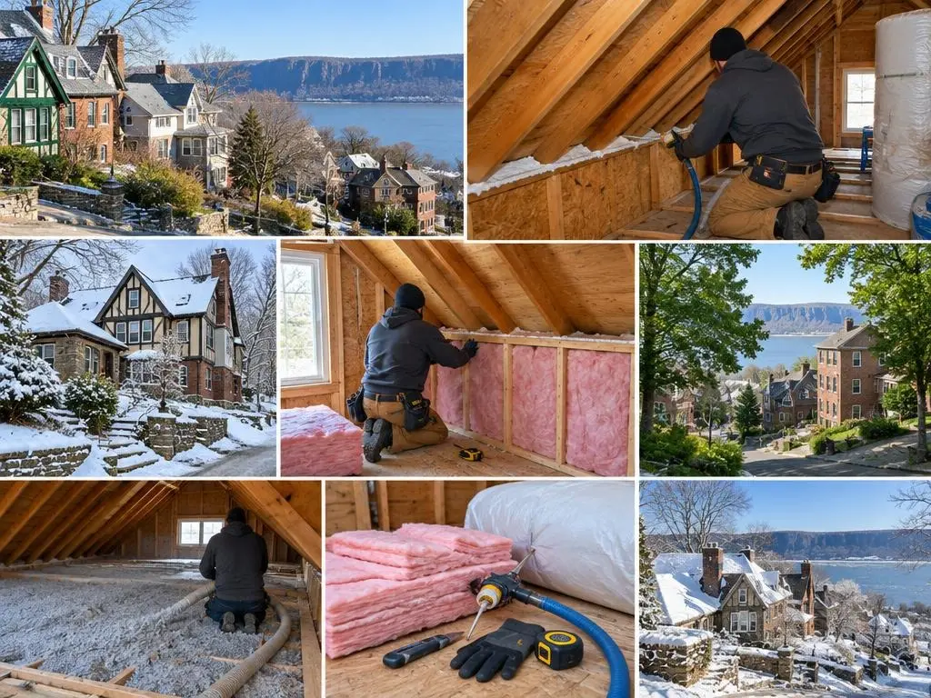 Attic Air Sealing & Kneewall Insulation in Yonkers, NY